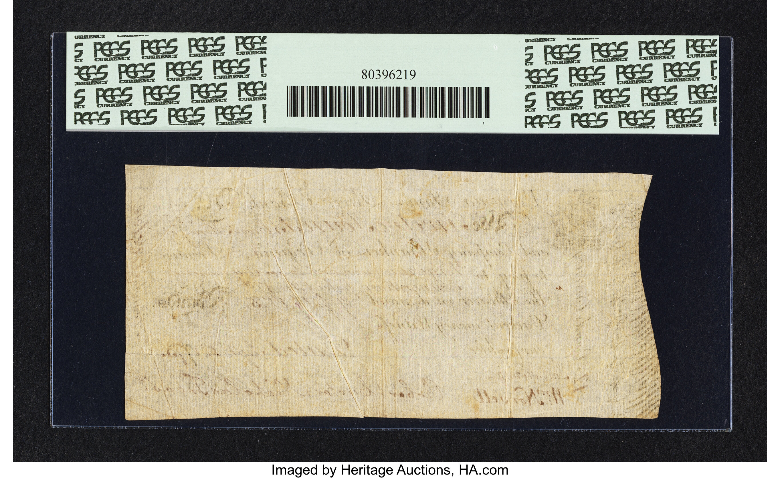 image for: Virginia September 1, 1775 £12 PCGS Apparent Very Fine 35....