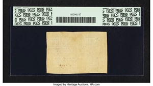 image for: Virginia October 5, 1778 $3 PCGS About New 53PPQ....
