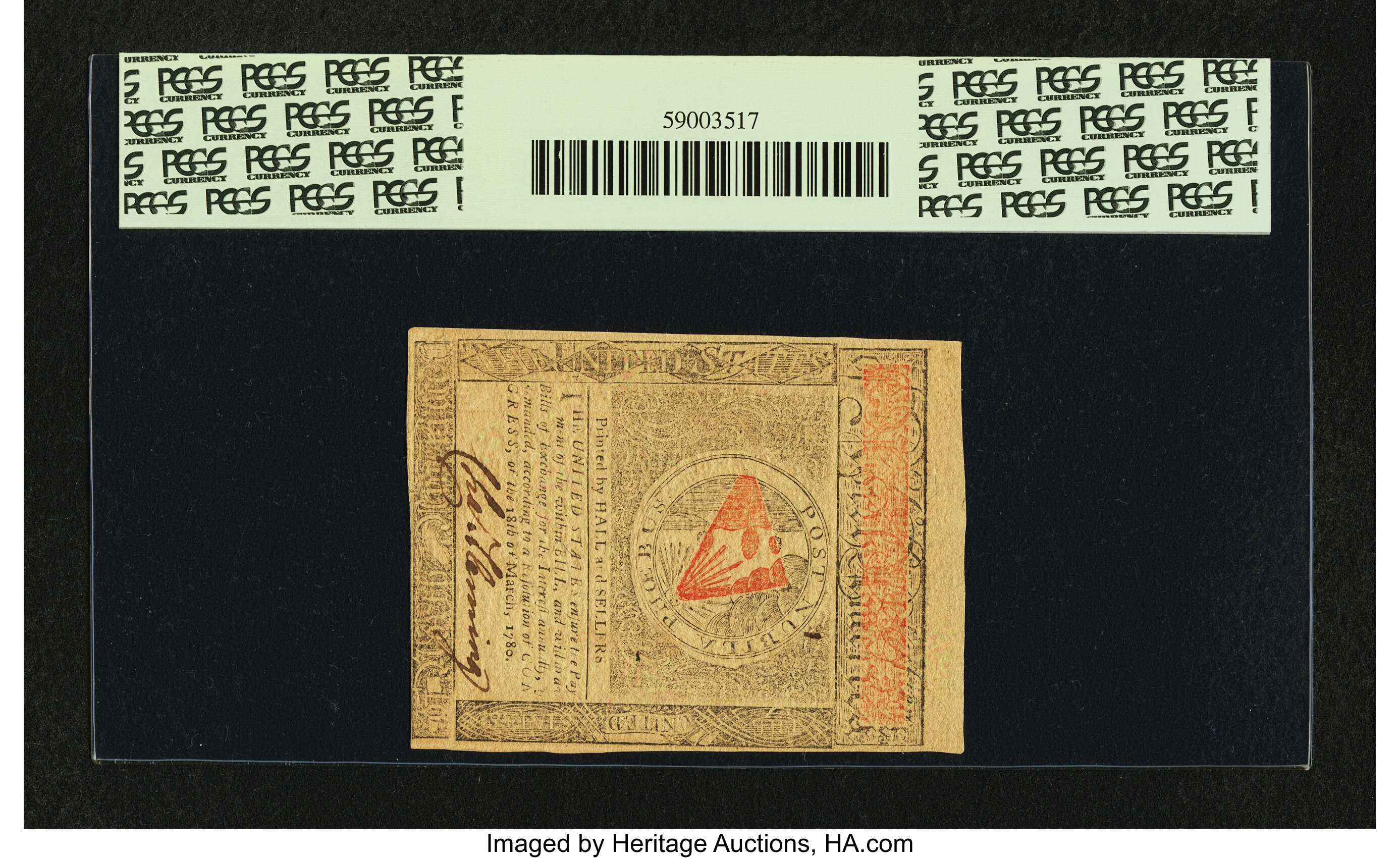 image for: Virginia May 1, 1780 $7 PCGS Choice New 63PPQ....