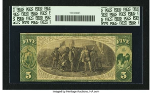 image for: Dorchester, MA - $5 Original Fr. 394 The First NB Ch. # 156...