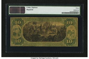 image for: Newton, NJ - $10 Original Fr. 412 The Sussex NB Ch. # 925...