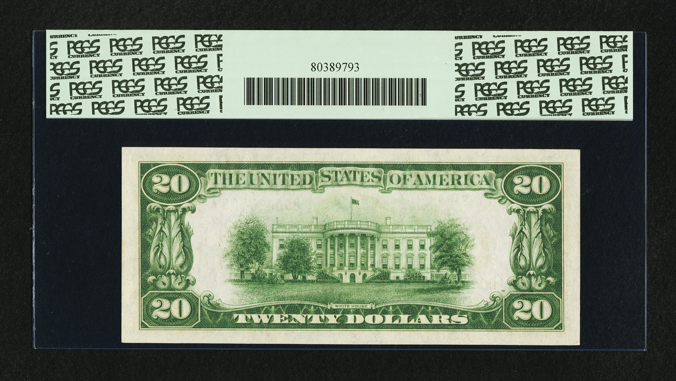 image for: Fr. 2050-D* $20 1928 Federal Reserve Note. PCGS Gem New 65PPQ....