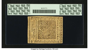 image for: Continental Currency July 22, 1776 $4 PCGS Extremely Fine 45....