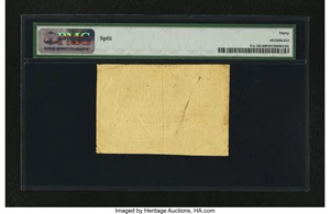 image for: Virginia October 5, 1778 $15 PMG Very Fine 30....