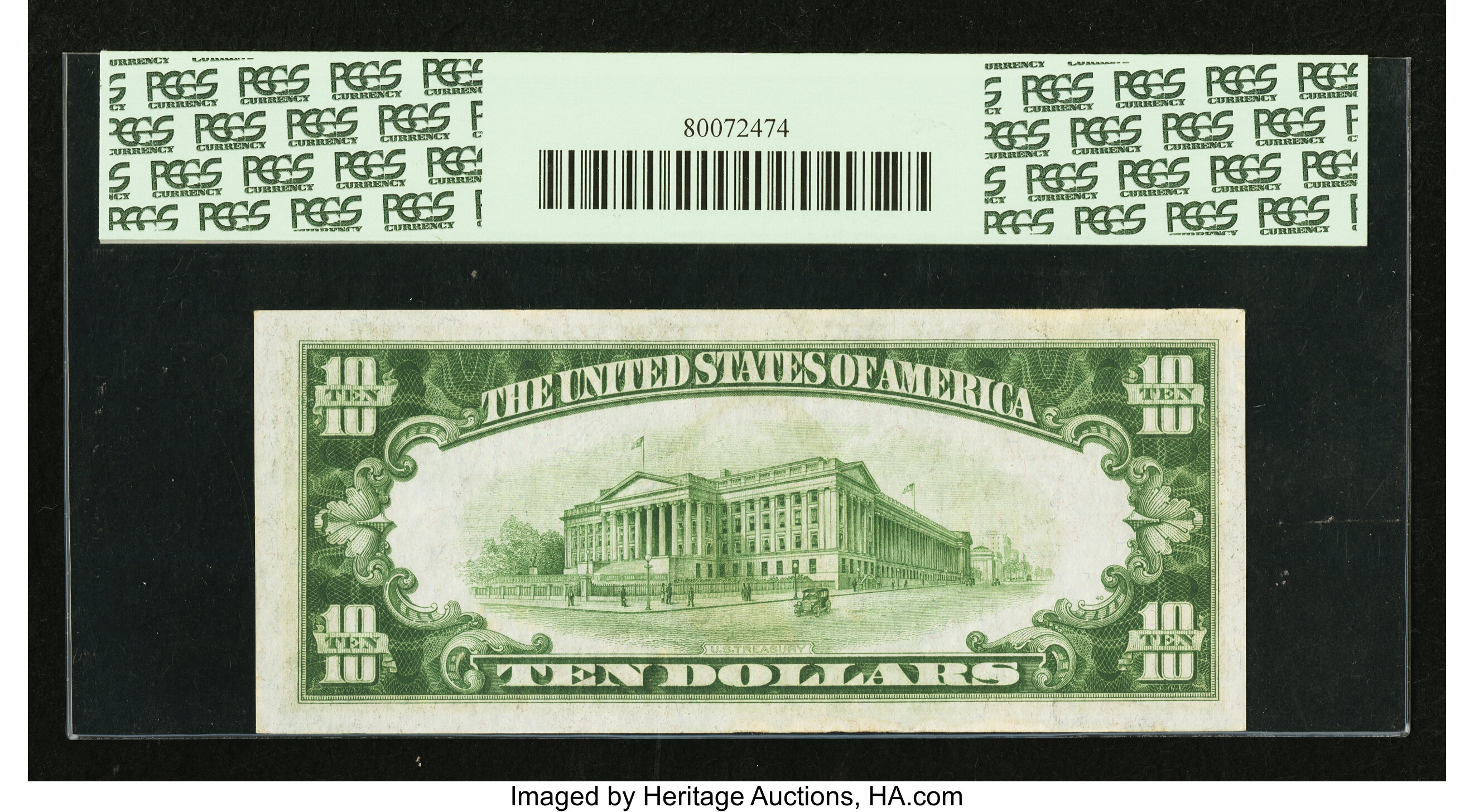 image for: Fr. 2002-G* $10 1928B Federal Reserve Note. PCGS Choice New 63....