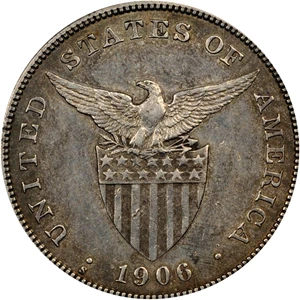 image for: PHILIPPINES. Peso, 1906-S.