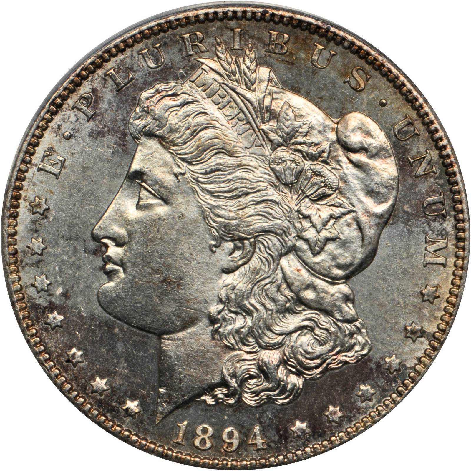image for: 1894-S Morgan Silver Dollar. MS-64 DMPL (ANACS).