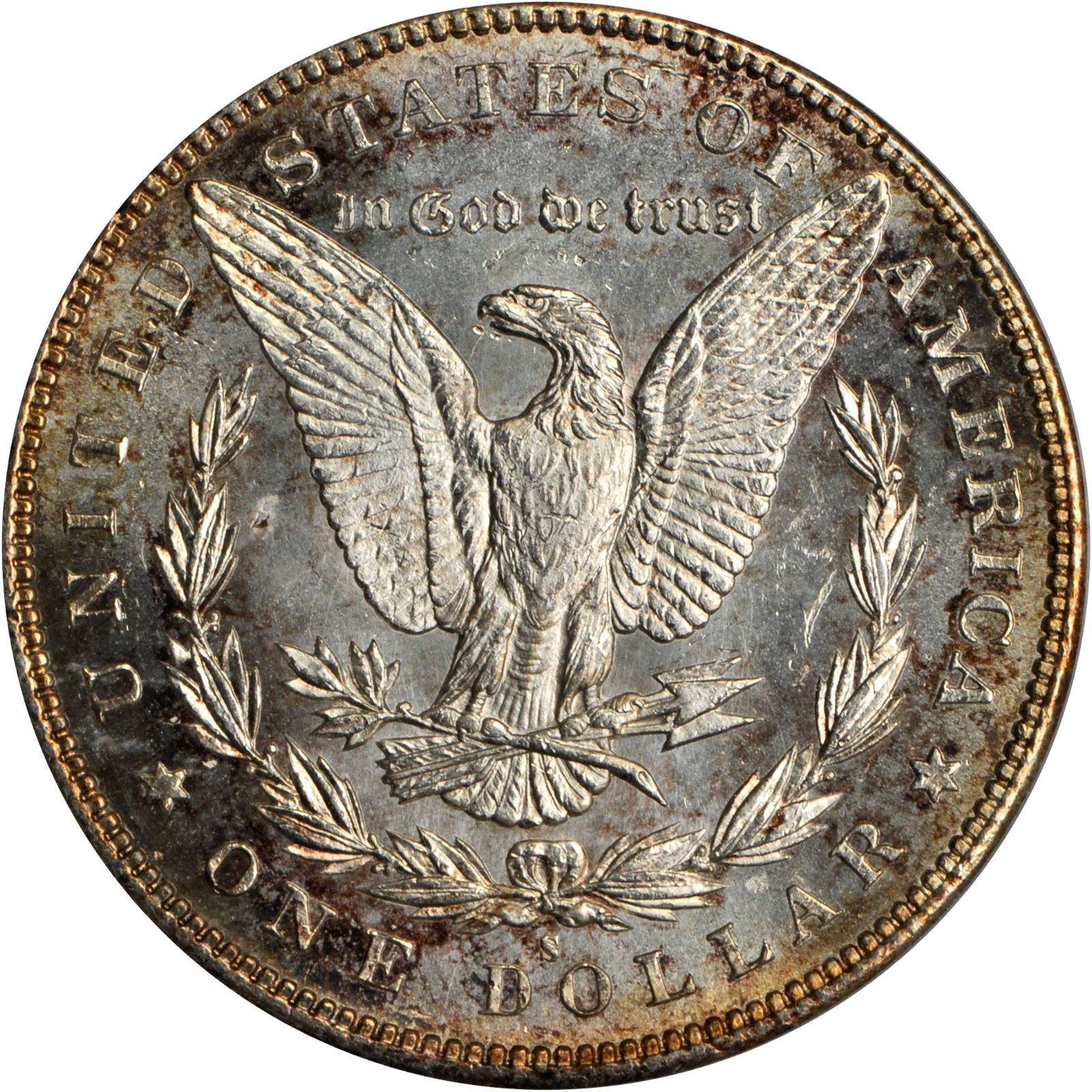 image for: 1894-S Morgan Silver Dollar. MS-64 DMPL (ANACS).