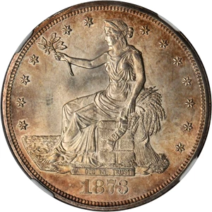 image for: 1873 Trade Dollar. MS-66 (NGC).