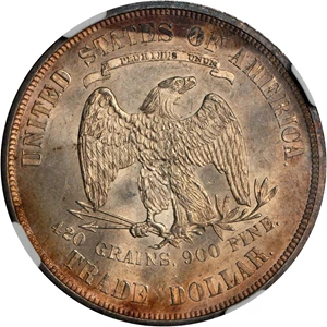 image for: 1873 Trade Dollar. MS-66 (NGC).