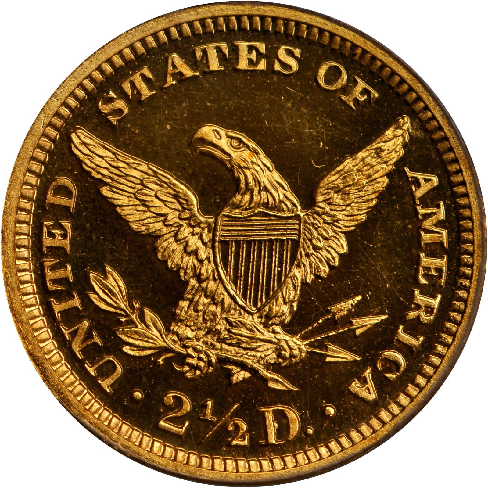 image for: 1867 Liberty Quarter Eagle. Proof-65 Cameo (PCGS). CAC.