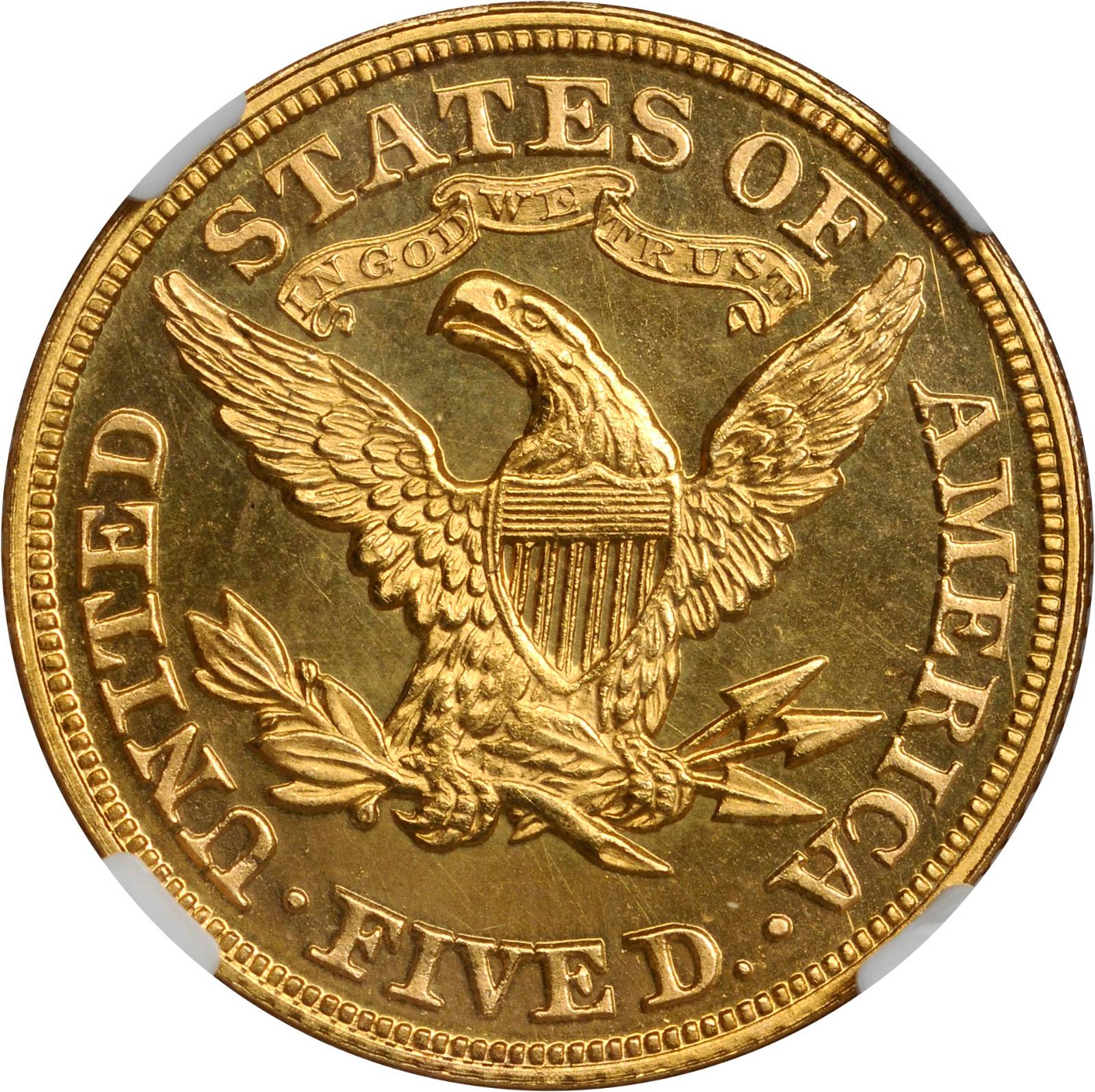 image for: 1874 Liberty Half Eagle. Proof-65  * Cameo (NGC).