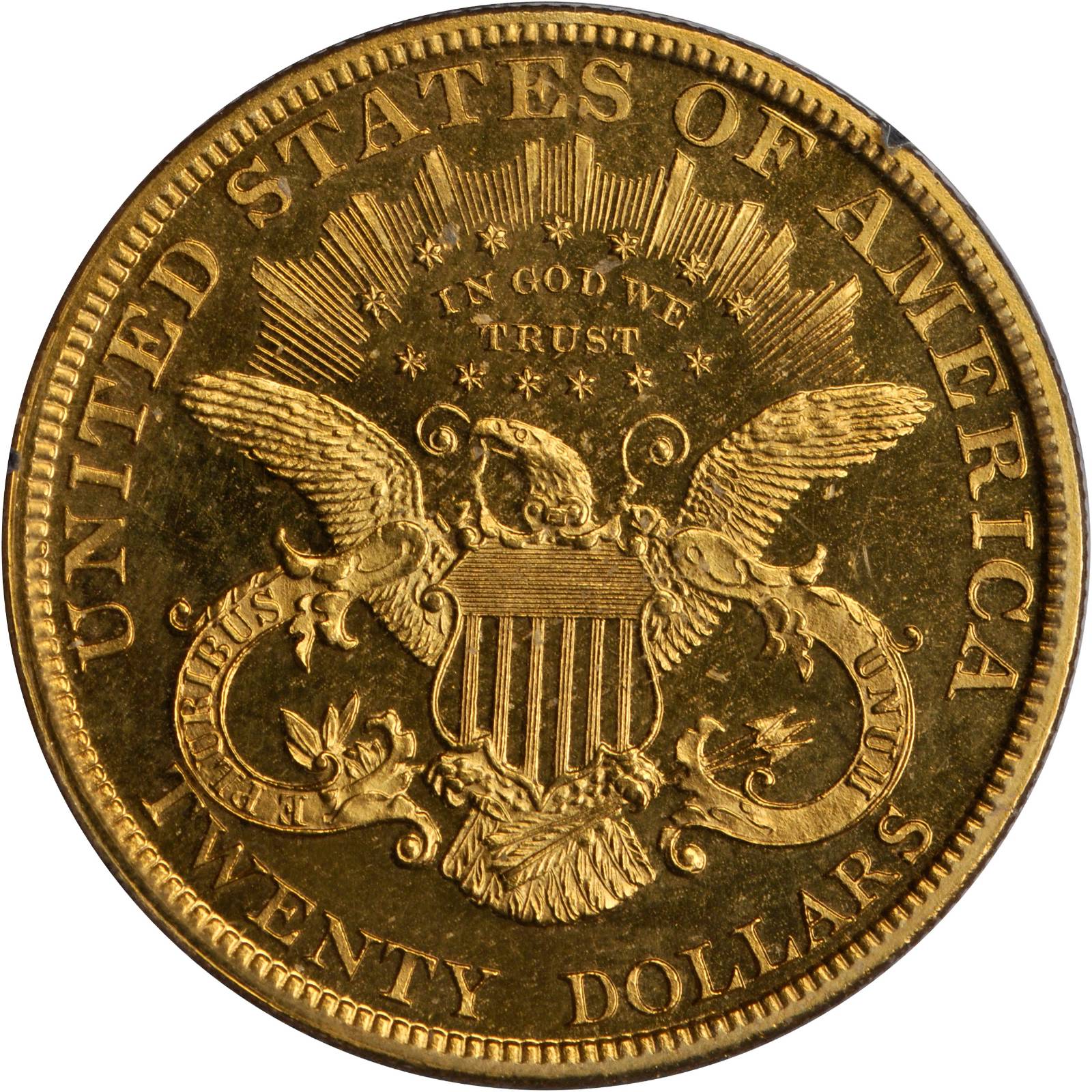 image for: 1895 Liberty Double Eagle. Proof-64 (PCGS). CAC. OGH--First Generation.