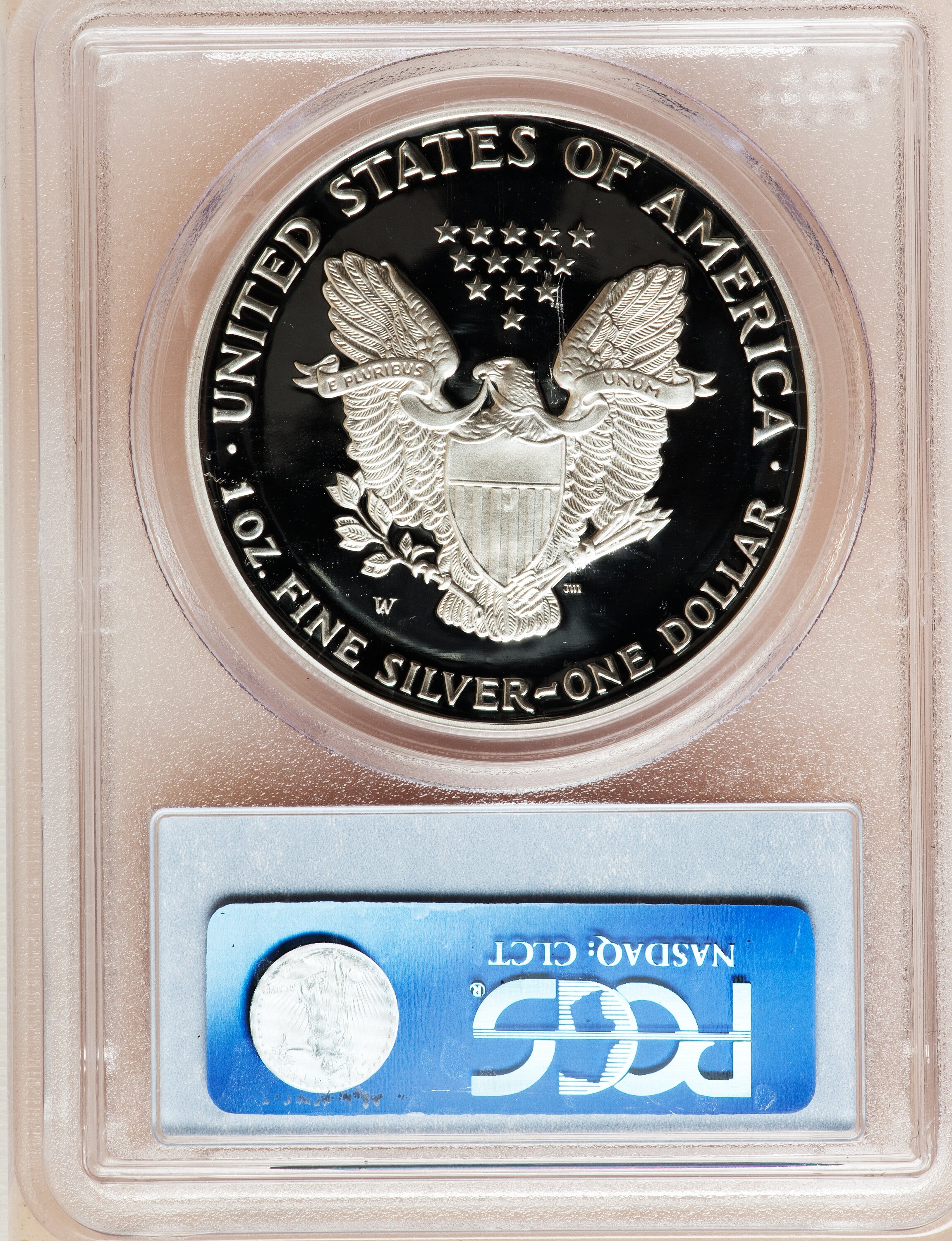 2001-W $1  Silver Eagle PR DCAM PR65 DCAM CAC thumbnail 22