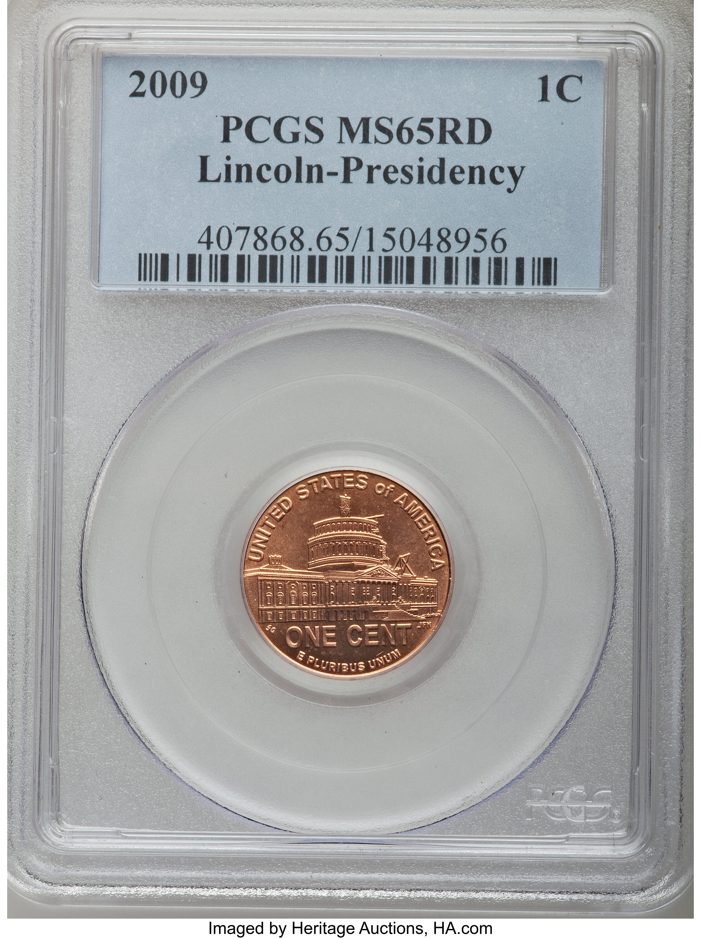 image for: (5)2009 1C Presidency MS65 Red PCGS.  ... (Total: 5 coins)