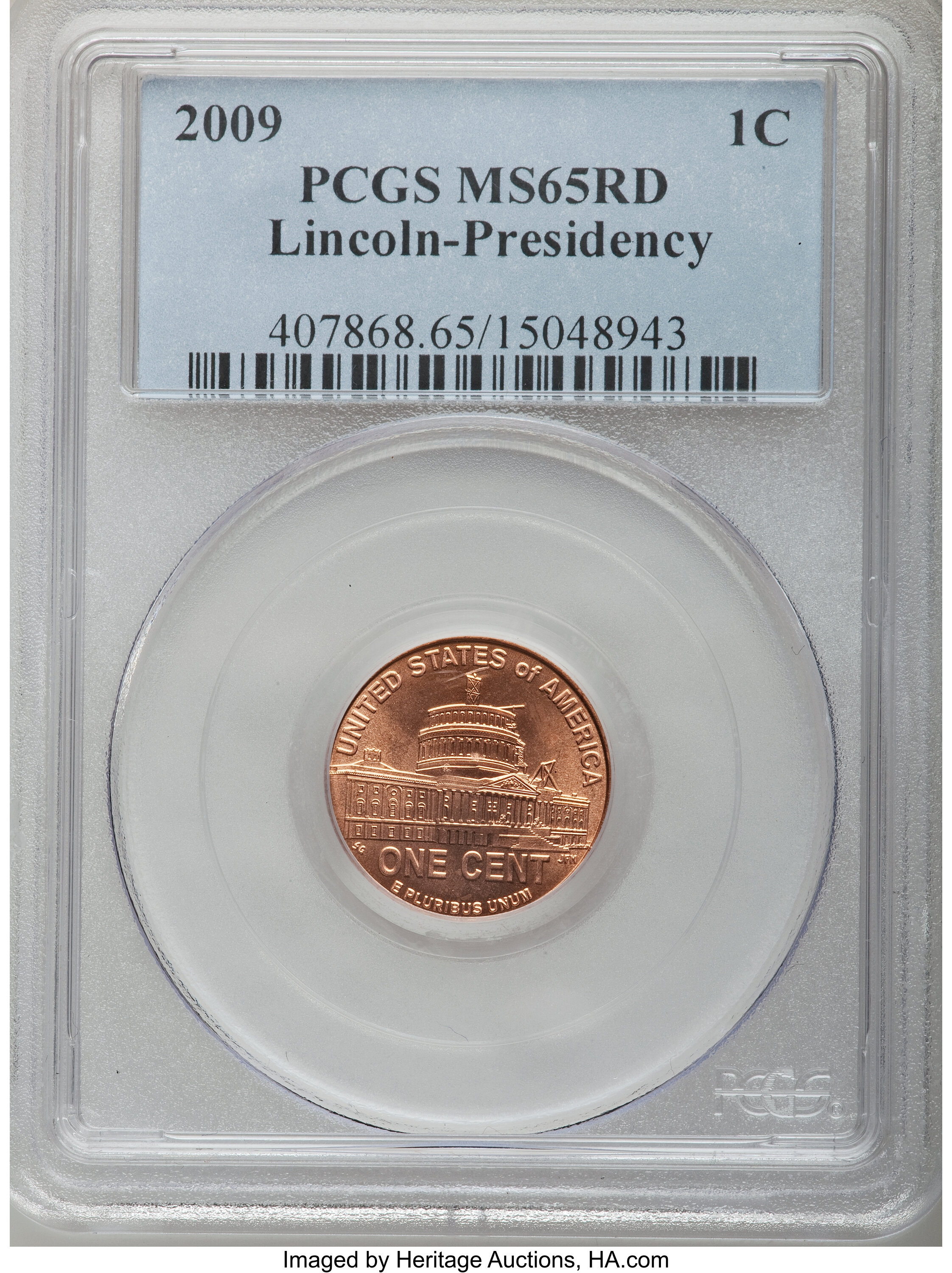 image for: (5)2009 1C Presidency MS65 Red PCGS.  ... (Total: 5 coins)