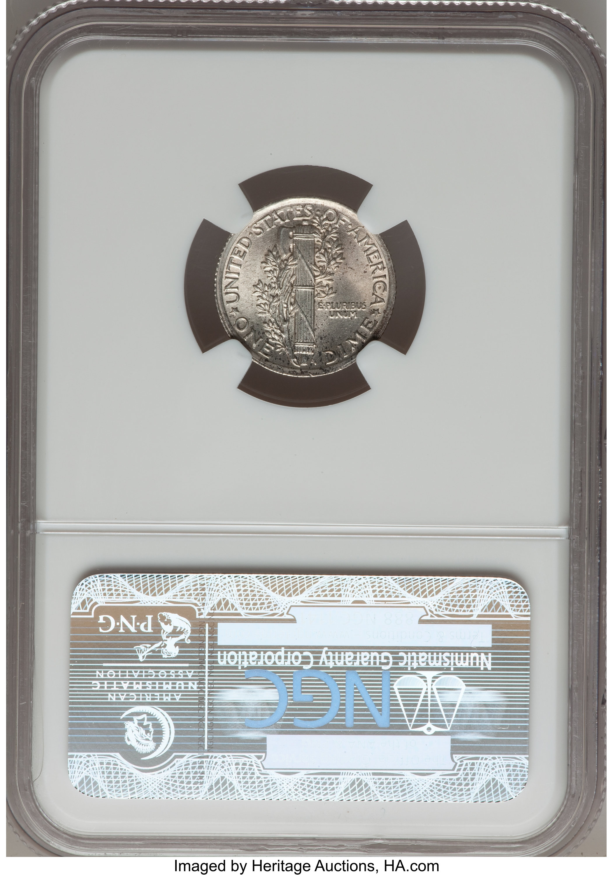 1923 10c MS FB AU55 FB thumbnail 10
