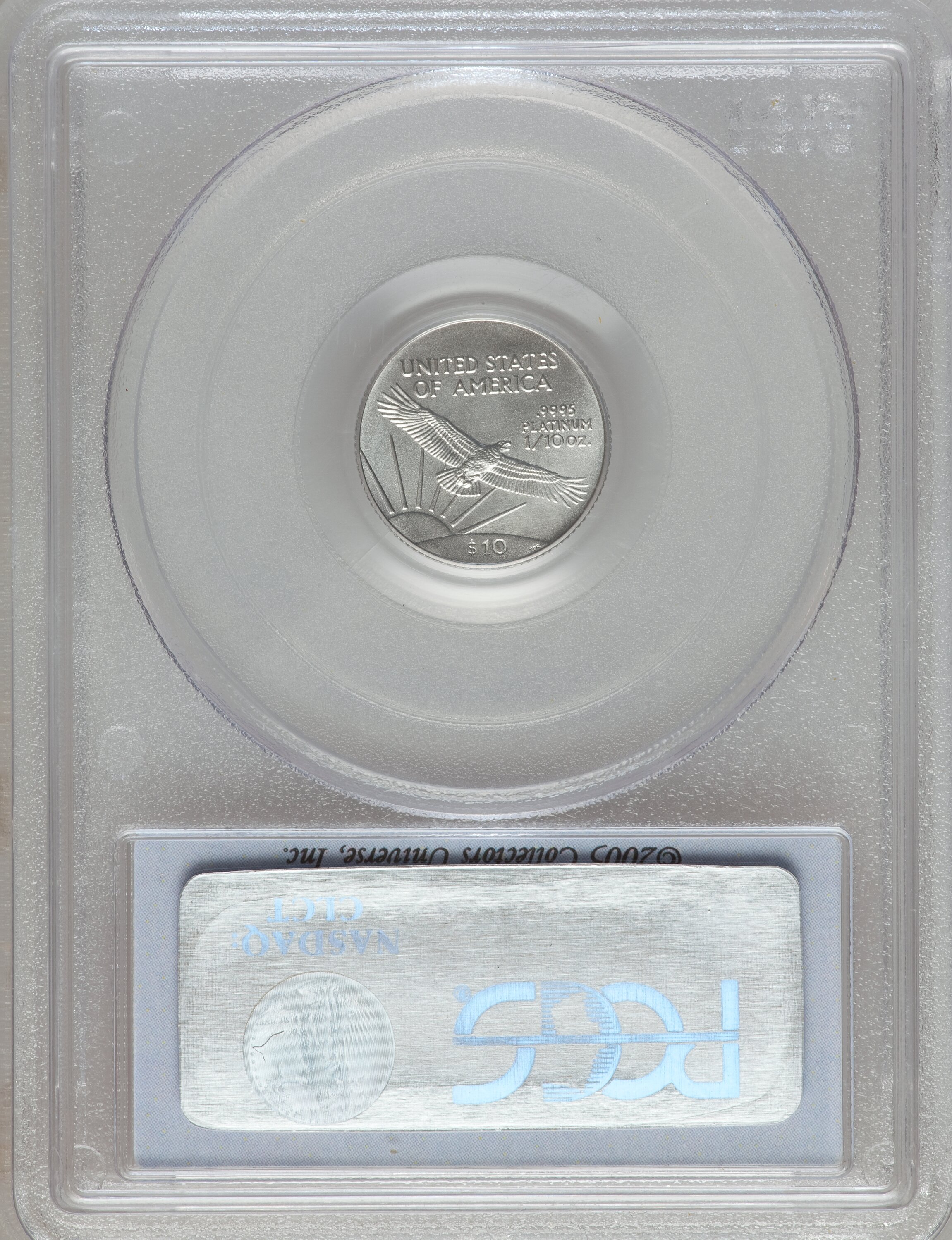 2005 P$100  Platinum Eagle MS70 thumbnail 24