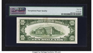 image for: Fr. 2009-G $10 1934D Federal Reserve Note. PMG Gem Uncirculated 65 EPQ....