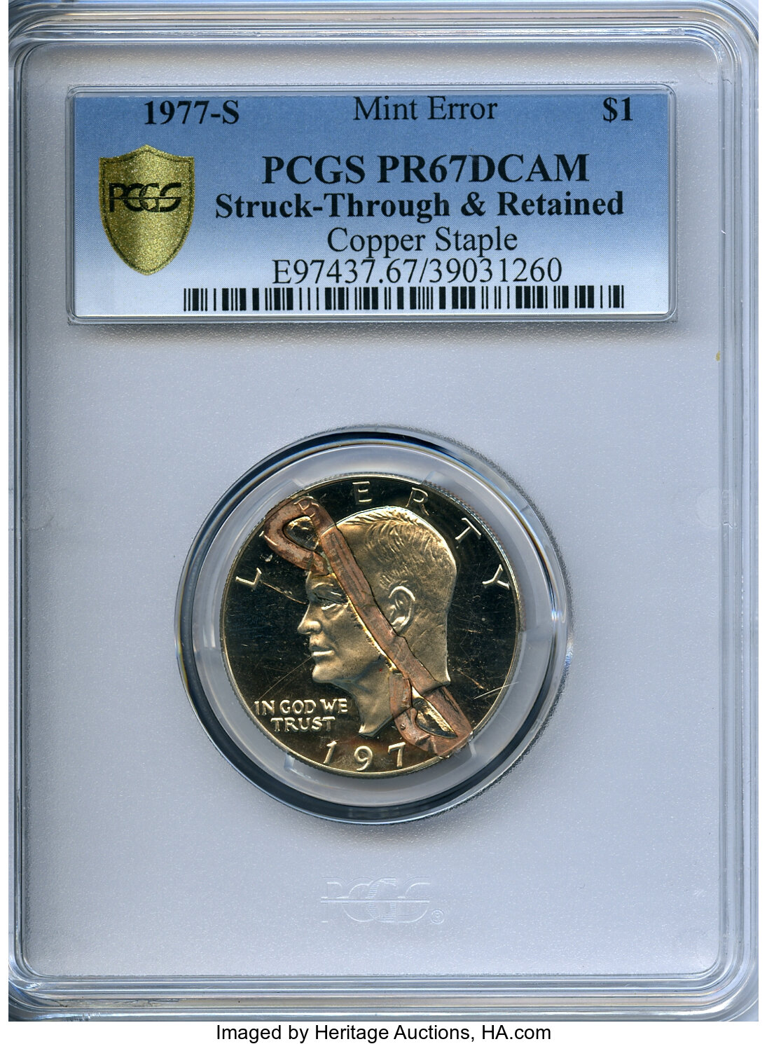 1977-S $1  Clad PR DCAM AU53 DCAM thumbnail 16