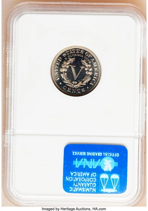 image for: 1891 5C PR68 Cameo NGC....
