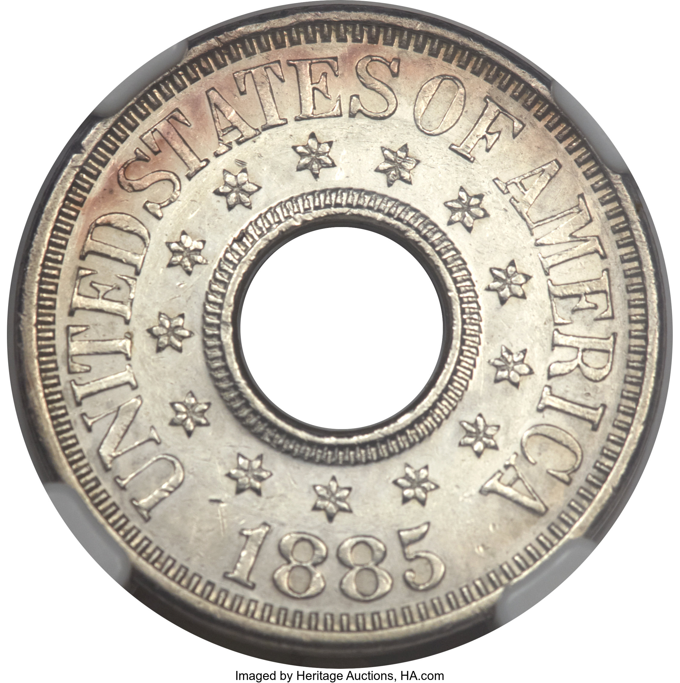 image for: 1885 5C Five Cents, Judd-1742, Pollock-1954, High R.6, PR62 NGC....