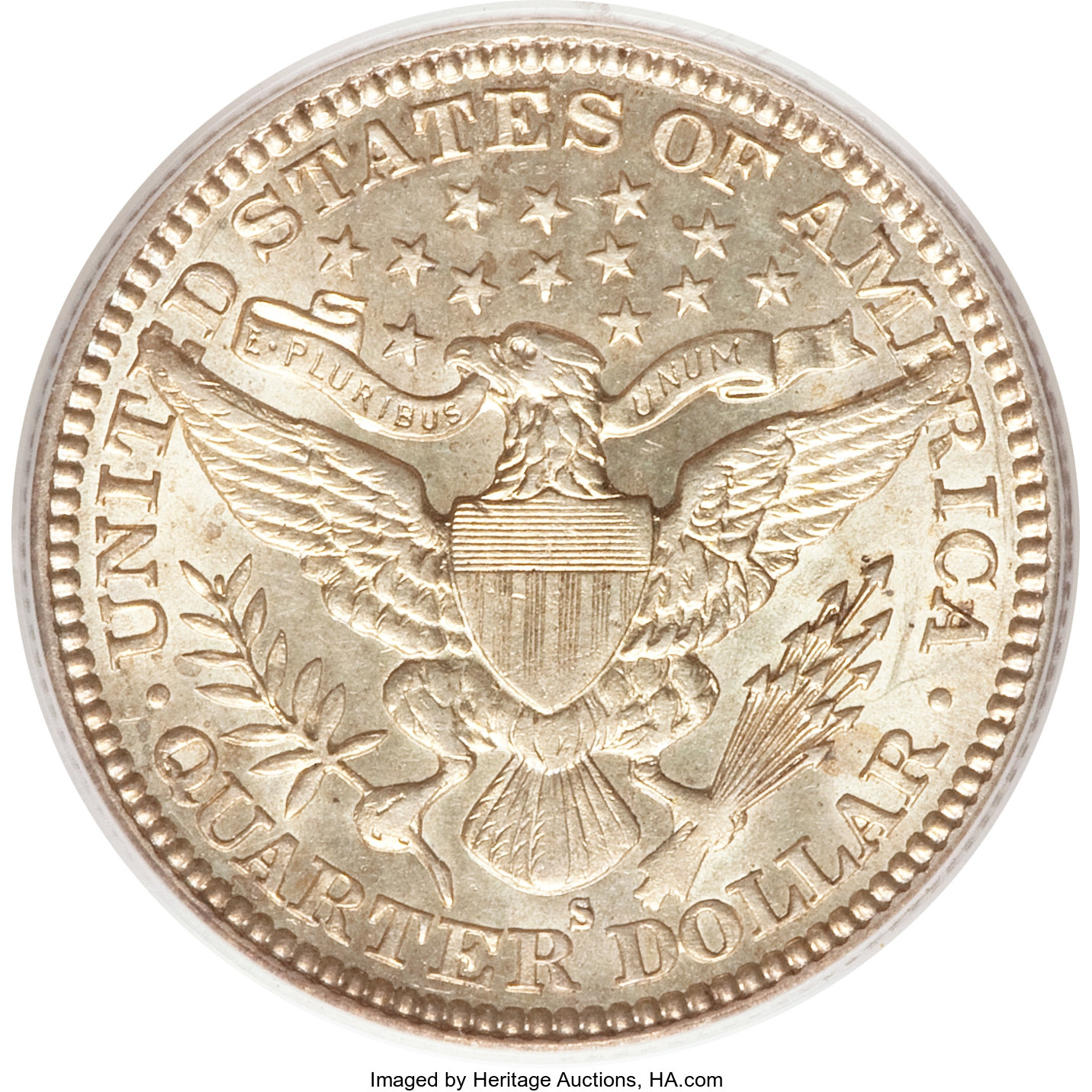1913-S 25c AU55 thumbnail 3