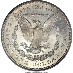 image for: 1879-S $1 Reverse of 1878 MS66 PCGS. CAC....
