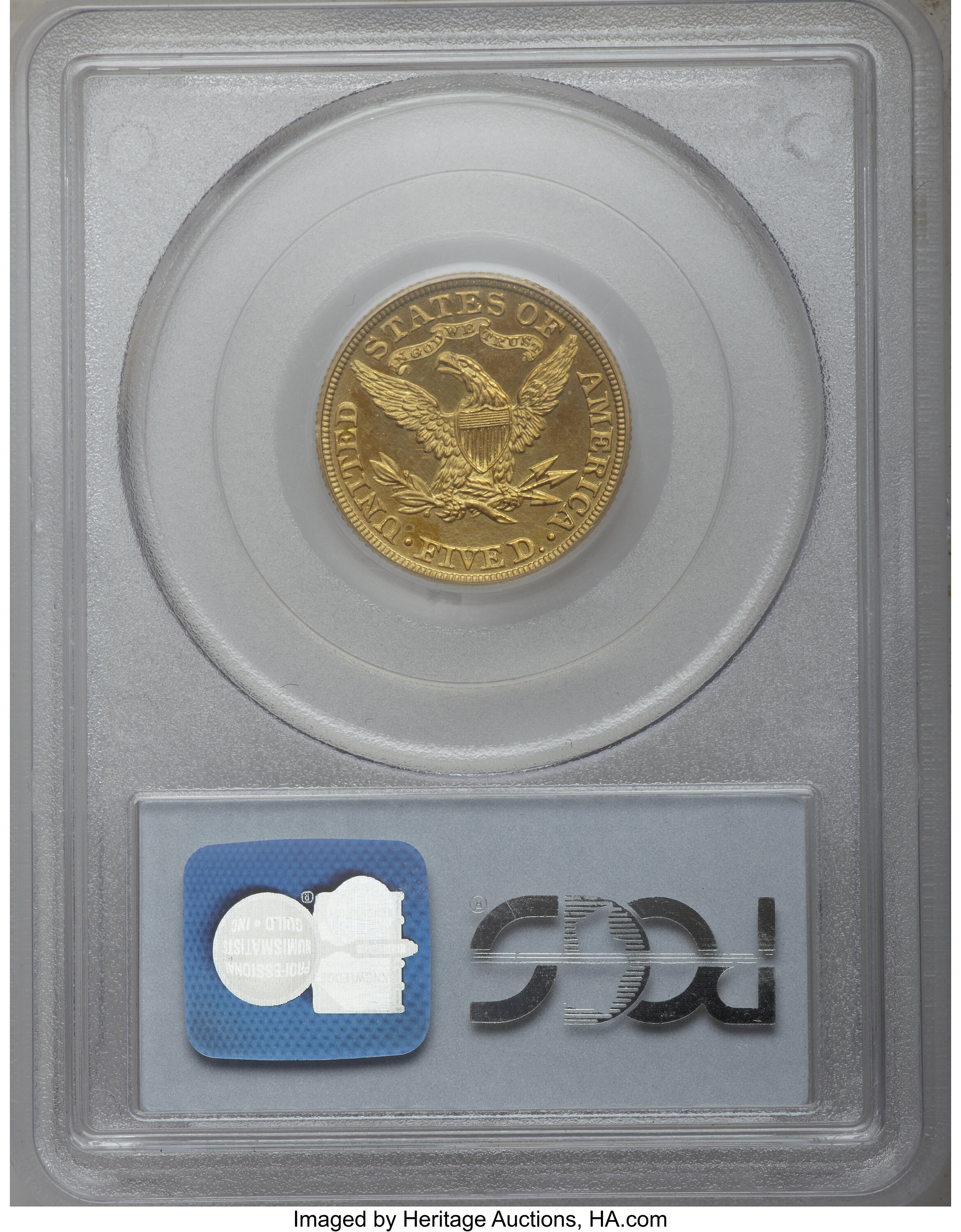 image for: 1896 $5 PR64 Deep Cameo PCGS. CAC....