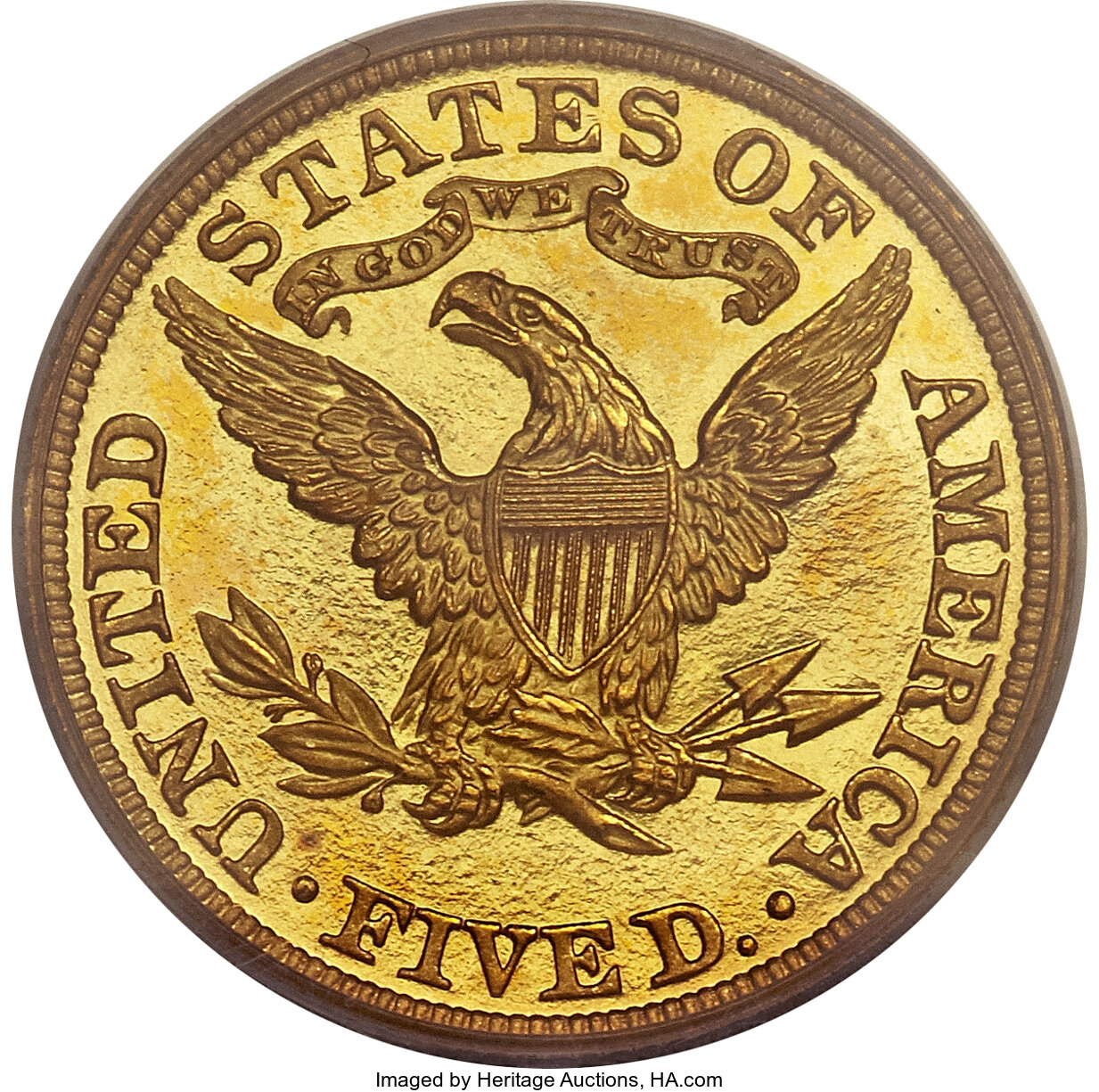 image for: 1896 $5 PR64 Deep Cameo PCGS. CAC....