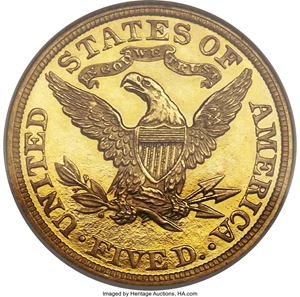 image for: 1897 $5 PR66 Ultra Cameo NGC....