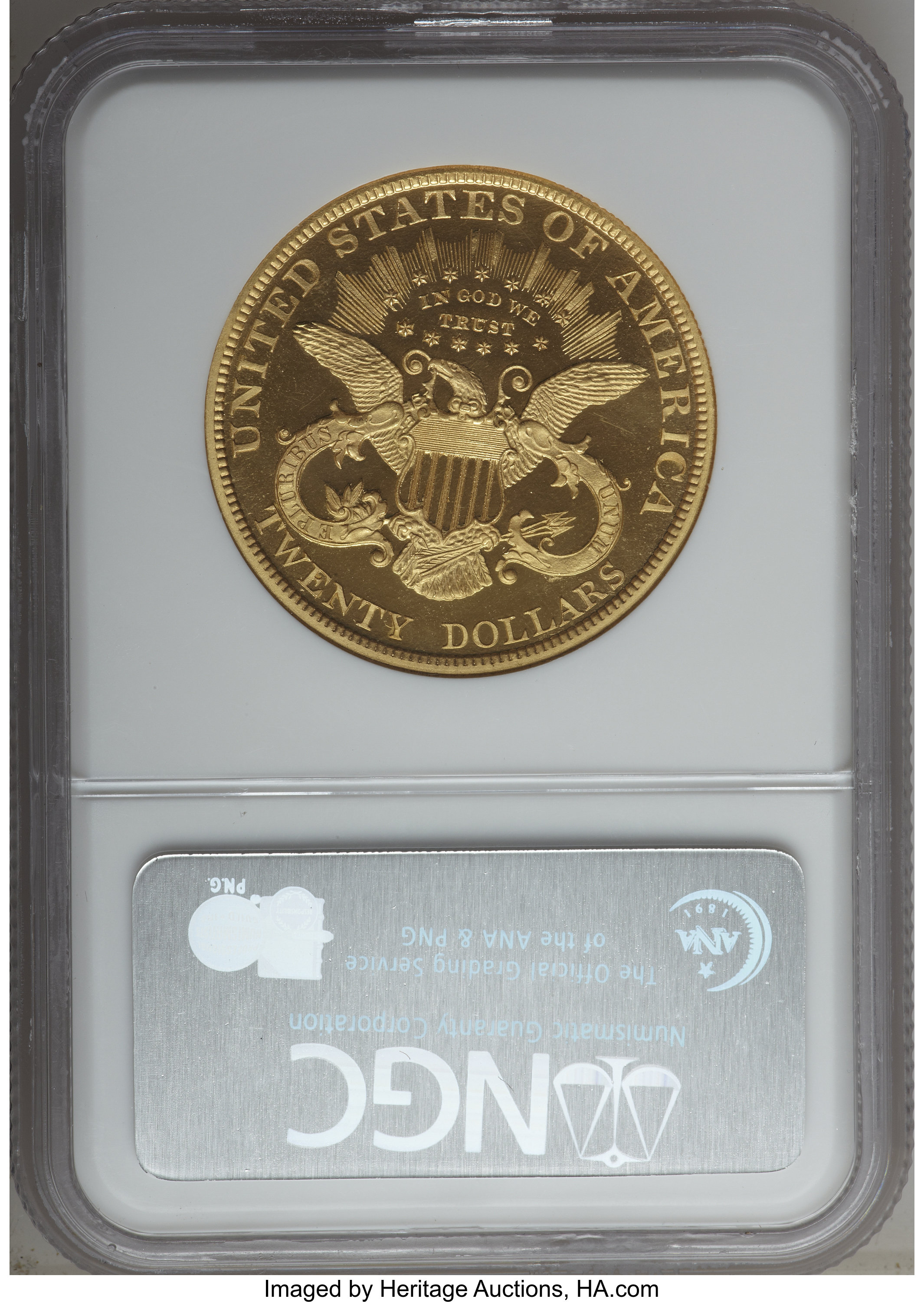 image for: 1890 $20 PR65 Ultra Cameo NGC. CAC....