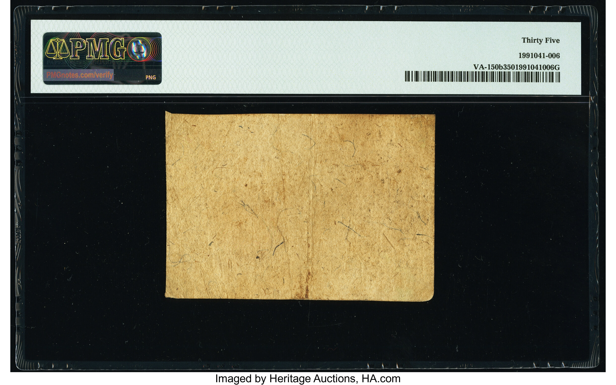 image for: Virginia May 4, 1778 (Dates Printed) $10 PMG Choice Very Fine 35....