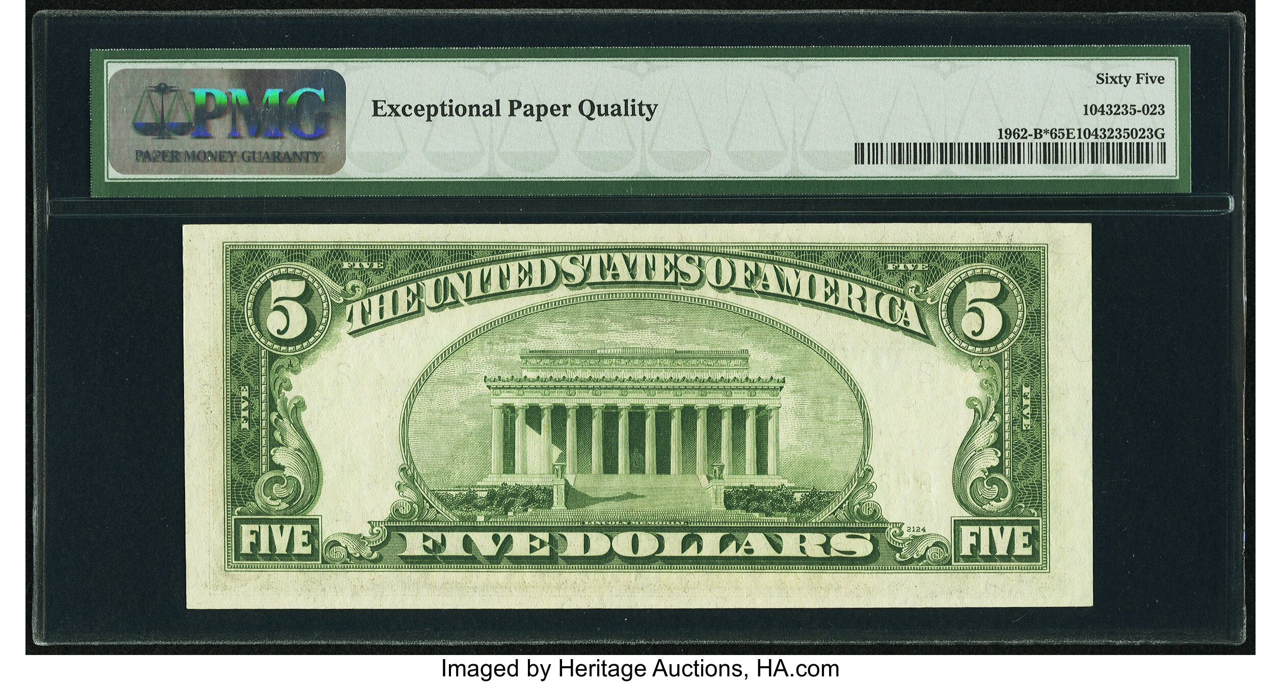 image for: Fr. 1962-B* $5 1950A Federal Reserve Star Note. PMG Gem Uncirculated 65 EPQ....