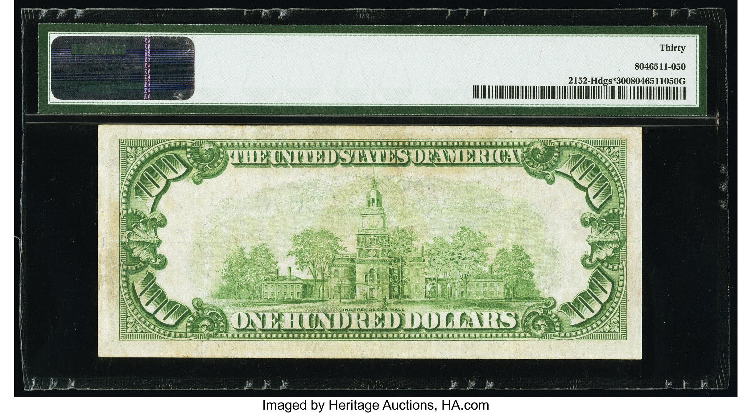 image for: Fr. 2152-H* $100 1934 Federal Reserve Note. PMG Very Fine 30....