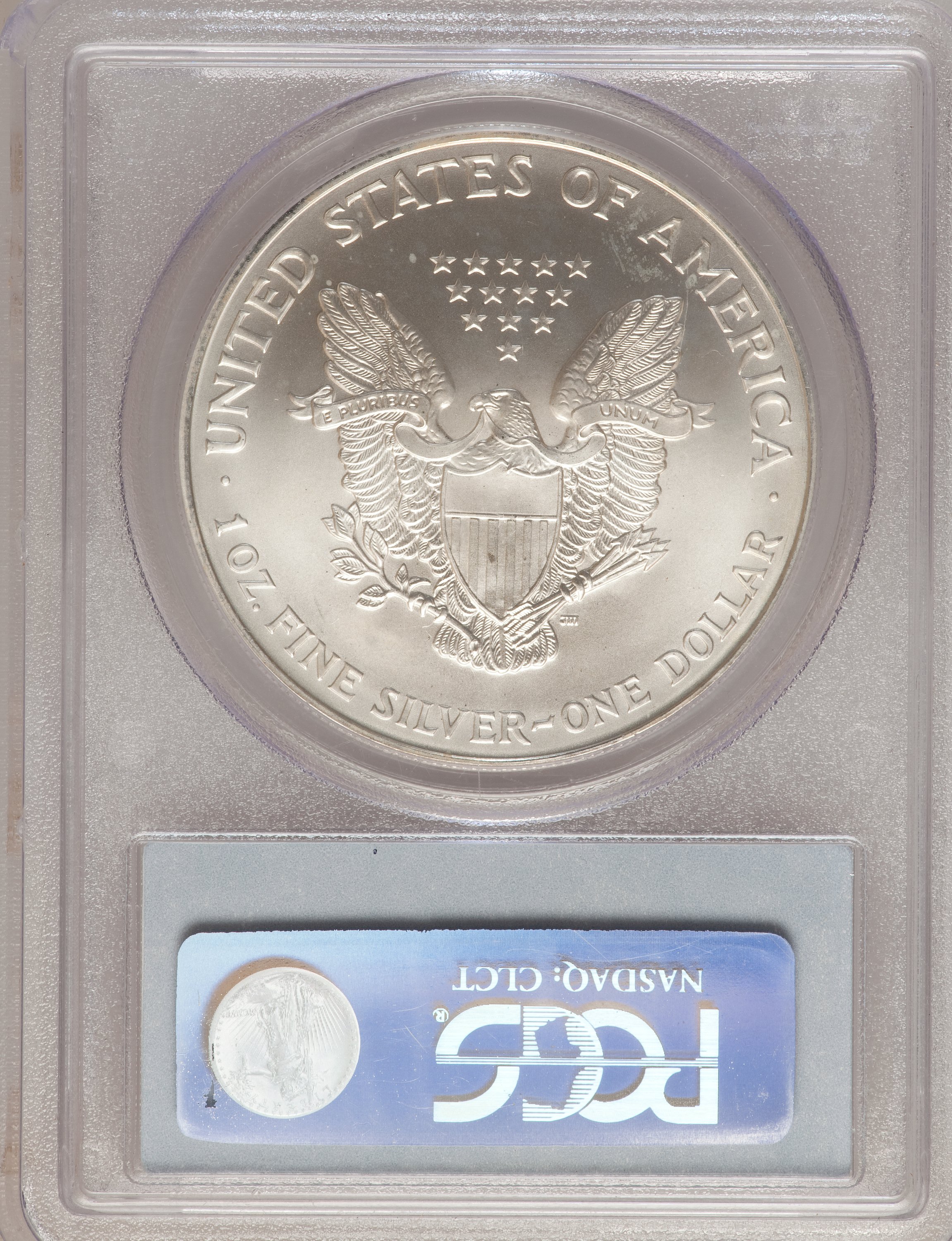 1996 $1  Silver Eagle MS63 thumbnail 6