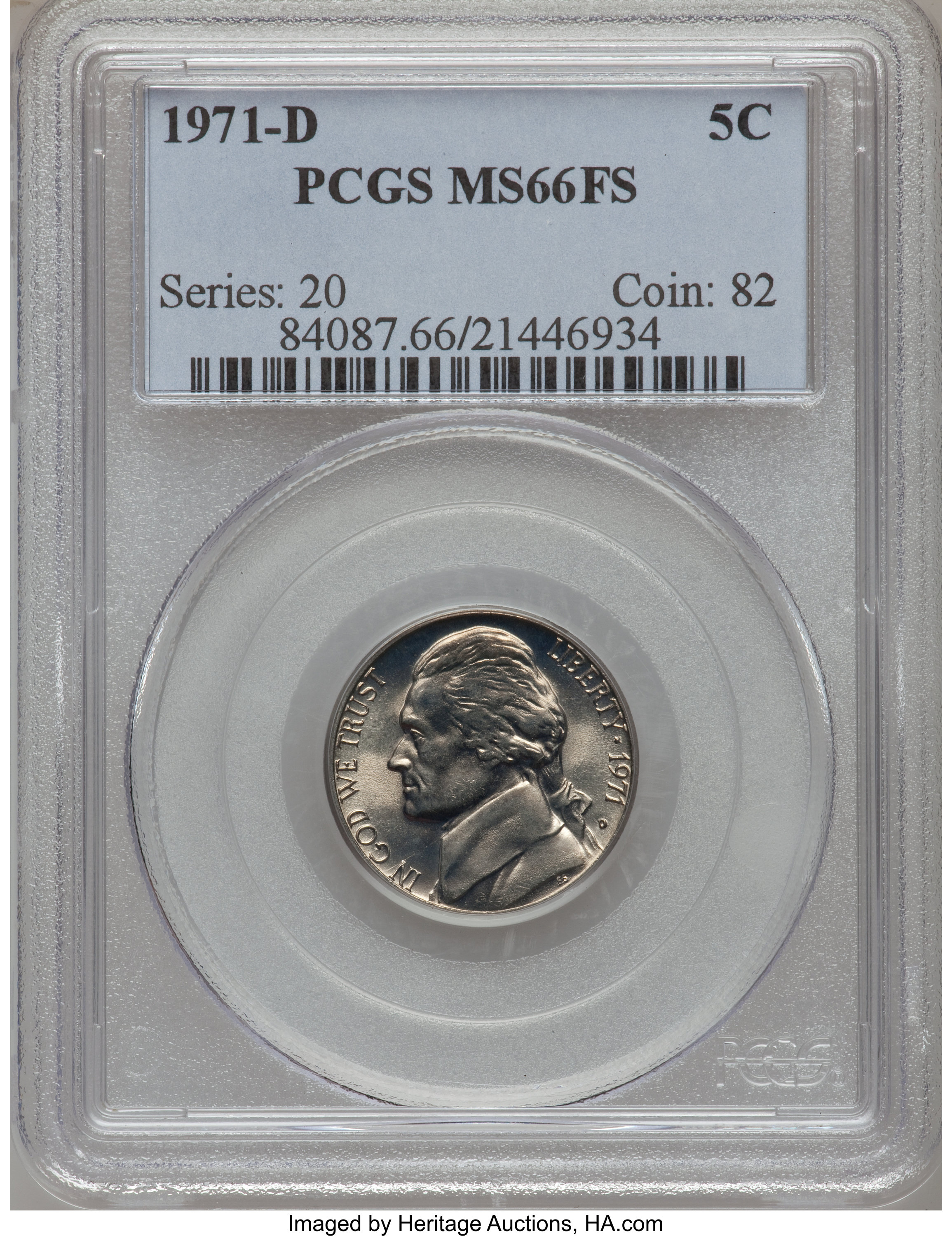1971 D Nickel MS Values | Greysheet
