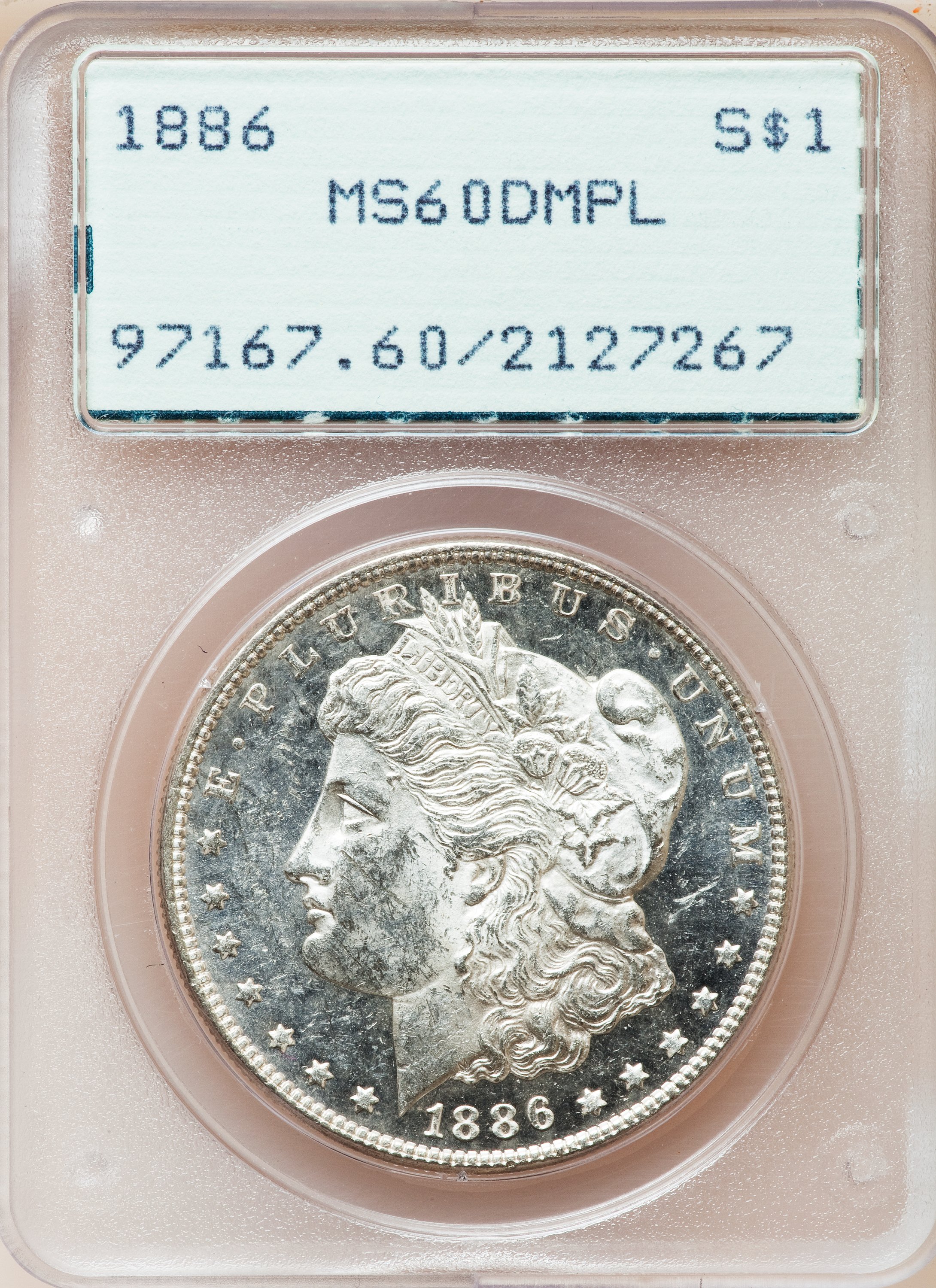 1886 $1  MS DMPL MS60 DMPL thumbnail 5