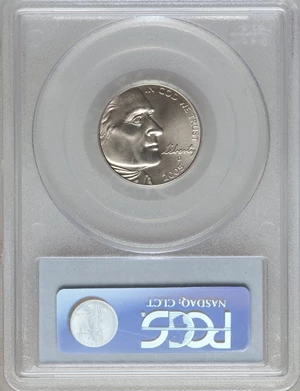 image for: 2005-D 5C WW Satin MS66 PCGS. This set includes: 2005-D 5C WW Satin MS66 SF PCGS, 2005-P 5C WW Satin MS68 PCGS, 2005-P<5C... (Total: 5 coins)