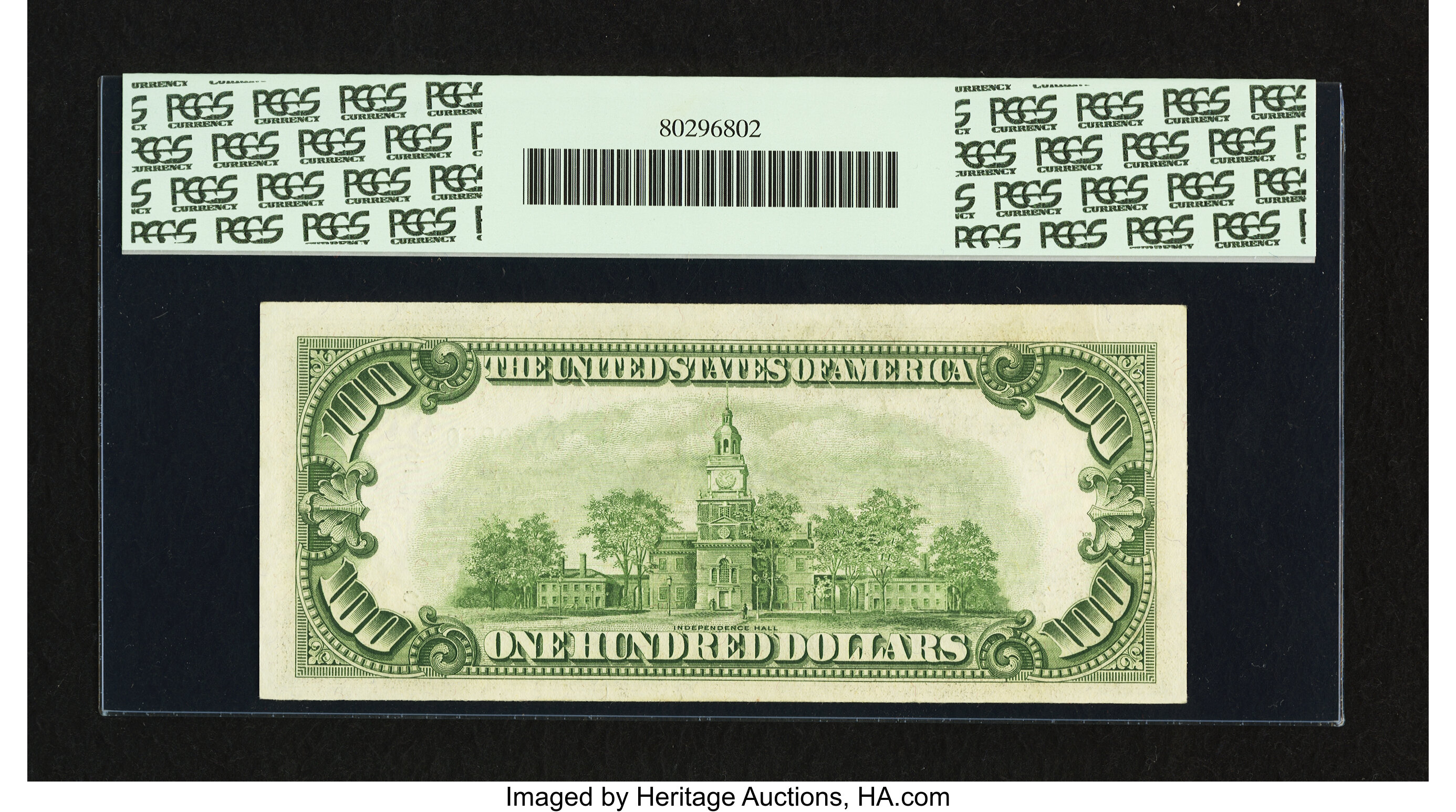 image for: Fr. 2157-B* $100 1950 Mule Federal Reserve Star Note. PCGS Choice About New 58PPQ....
