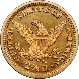 image for: 1892 Liberty Quarter Eagle. Proof-64 (PCGS). CAC. OGH--First Generation.