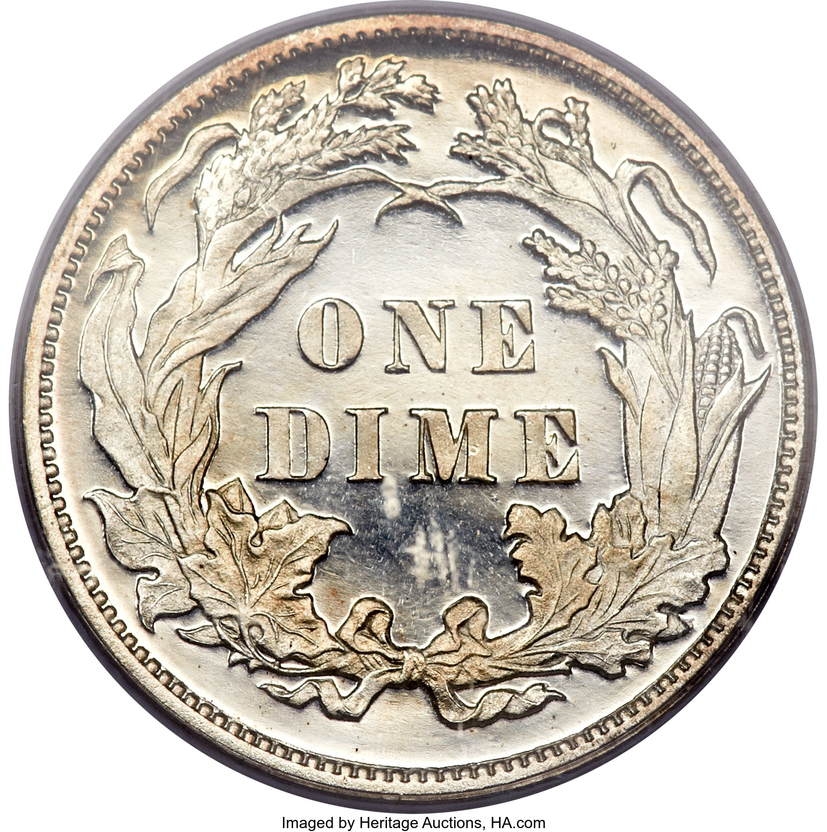 image for: 1891 10C PR66+ Deep Cameo PCGS. CAC....