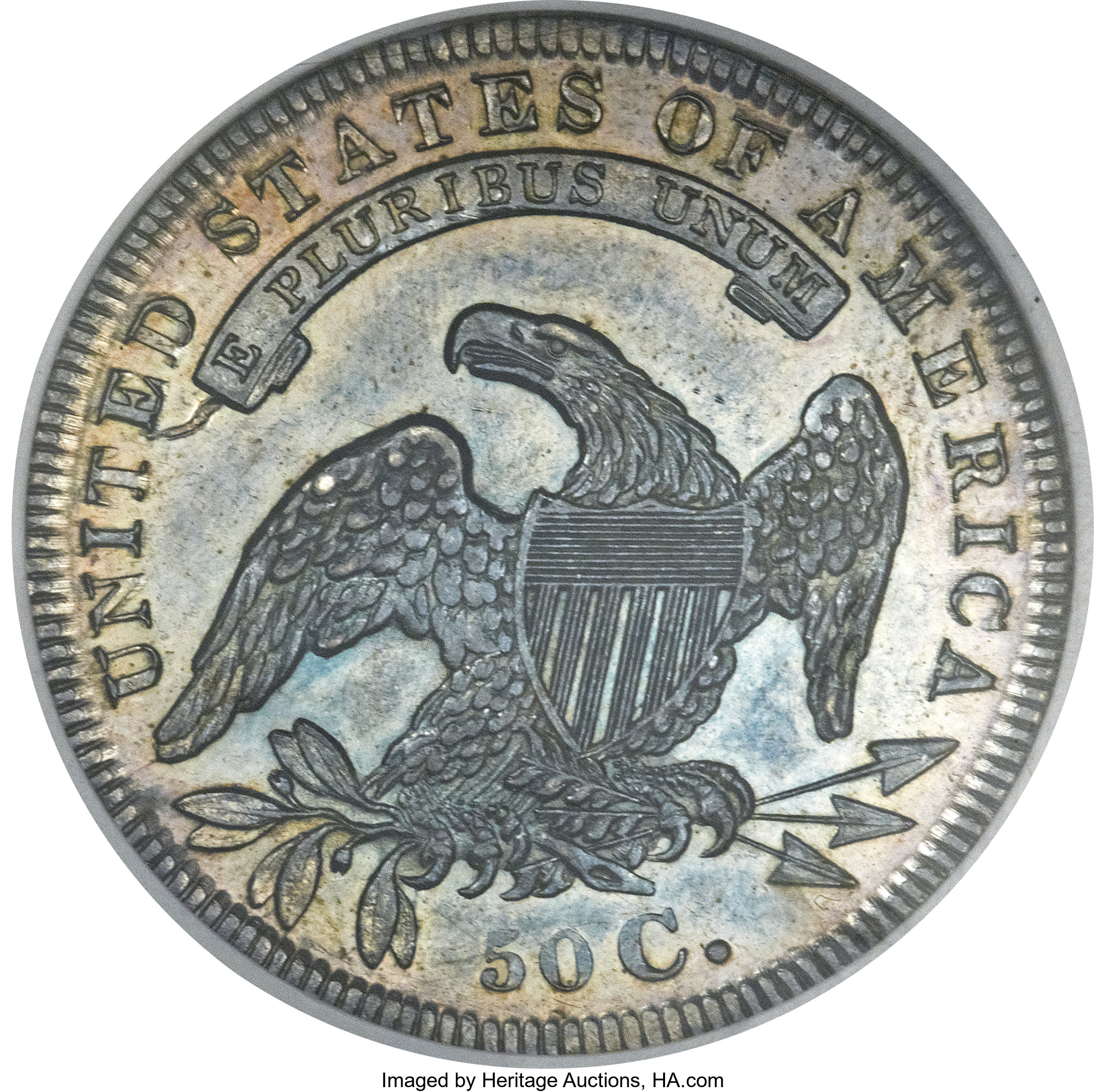 image for: 1834 50C PR63 NGC. O-106, R.8 as a Proof....