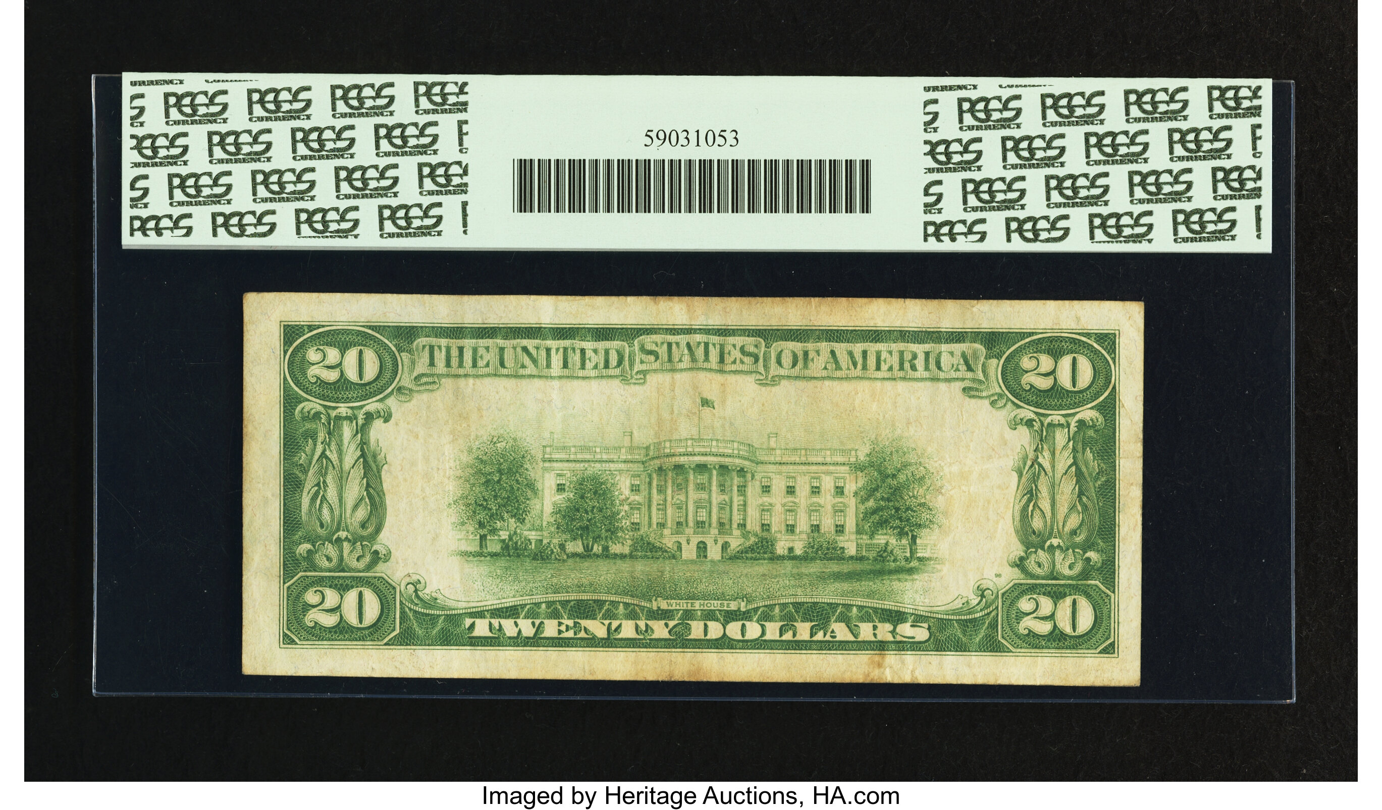 image for: Fr. 2050-D* $20 1928 Federal Reserve Star Note. PCGS Very Fine 20....