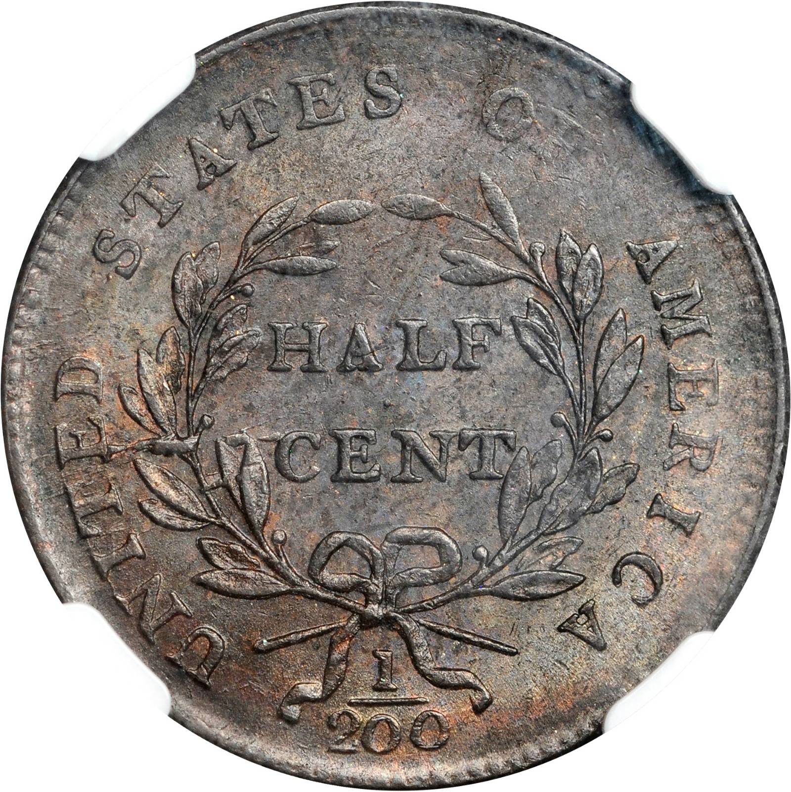 1800 1/2c MS BN MS61 BN thumbnail 2