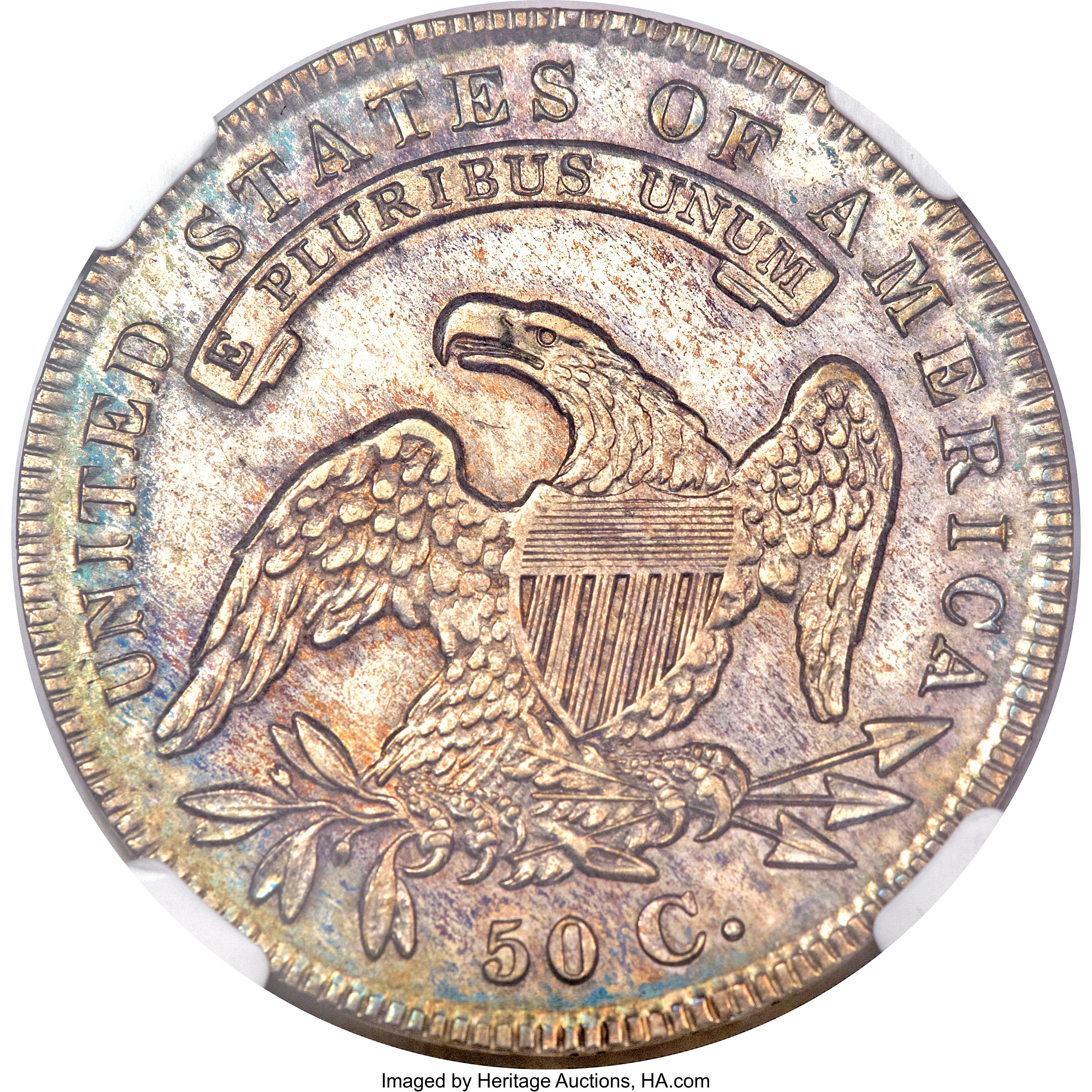 image for: 1836 50C Lettered Edge PR63 NGC. O-101, R.1, likely Low R.7 as a proof. ...