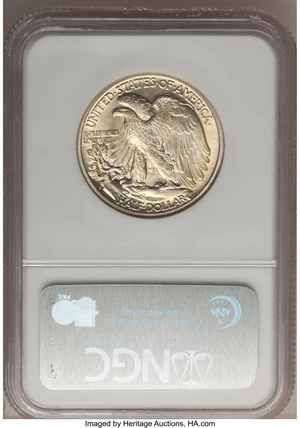 image for: 1945-D 50C MS68 NGC....