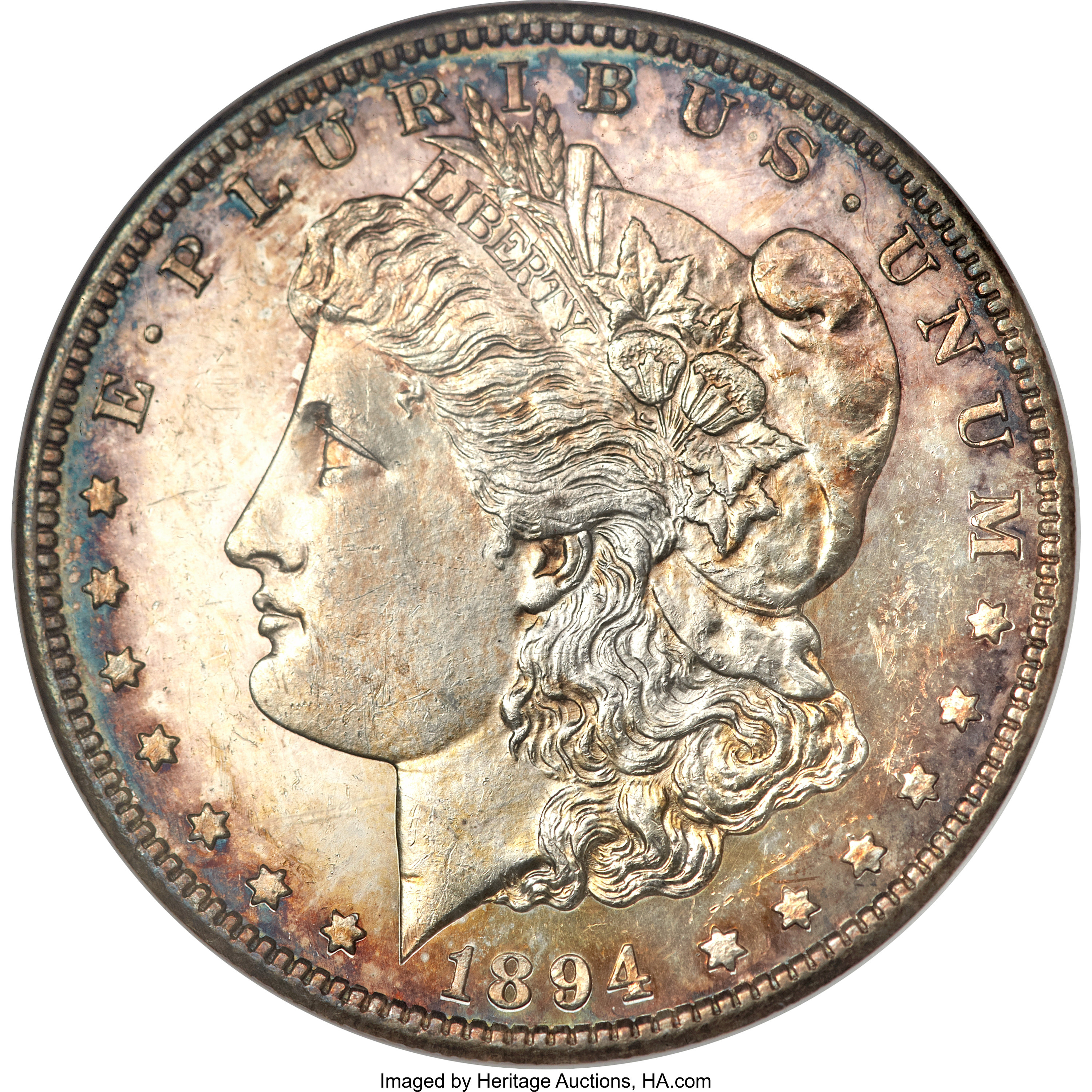image for: 1894-S $1 MS63 Deep Mirror Prooflike ANACS....