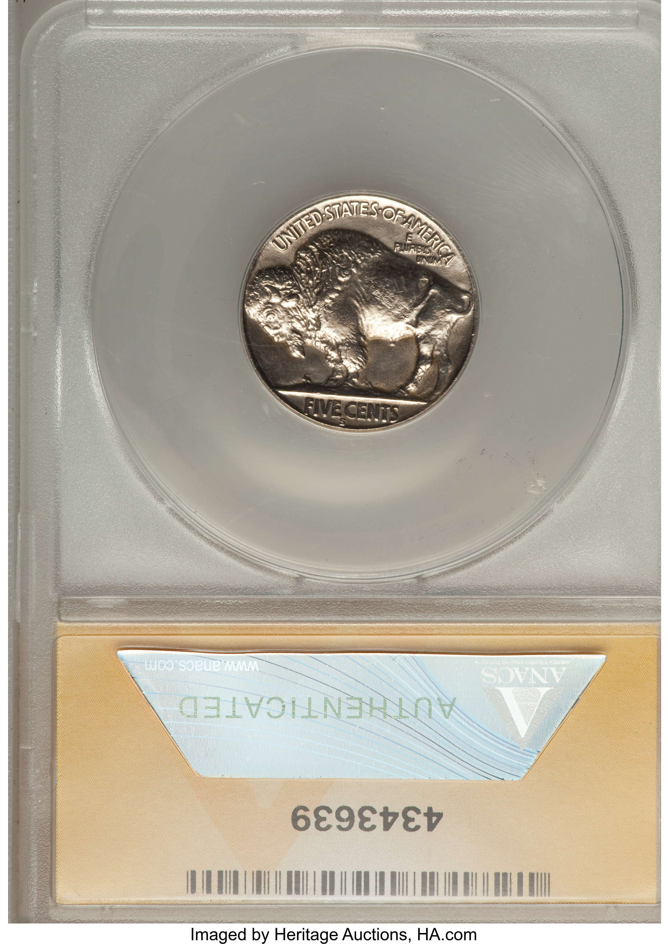 1927-S 5c MS60 CAC thumbnail 2
