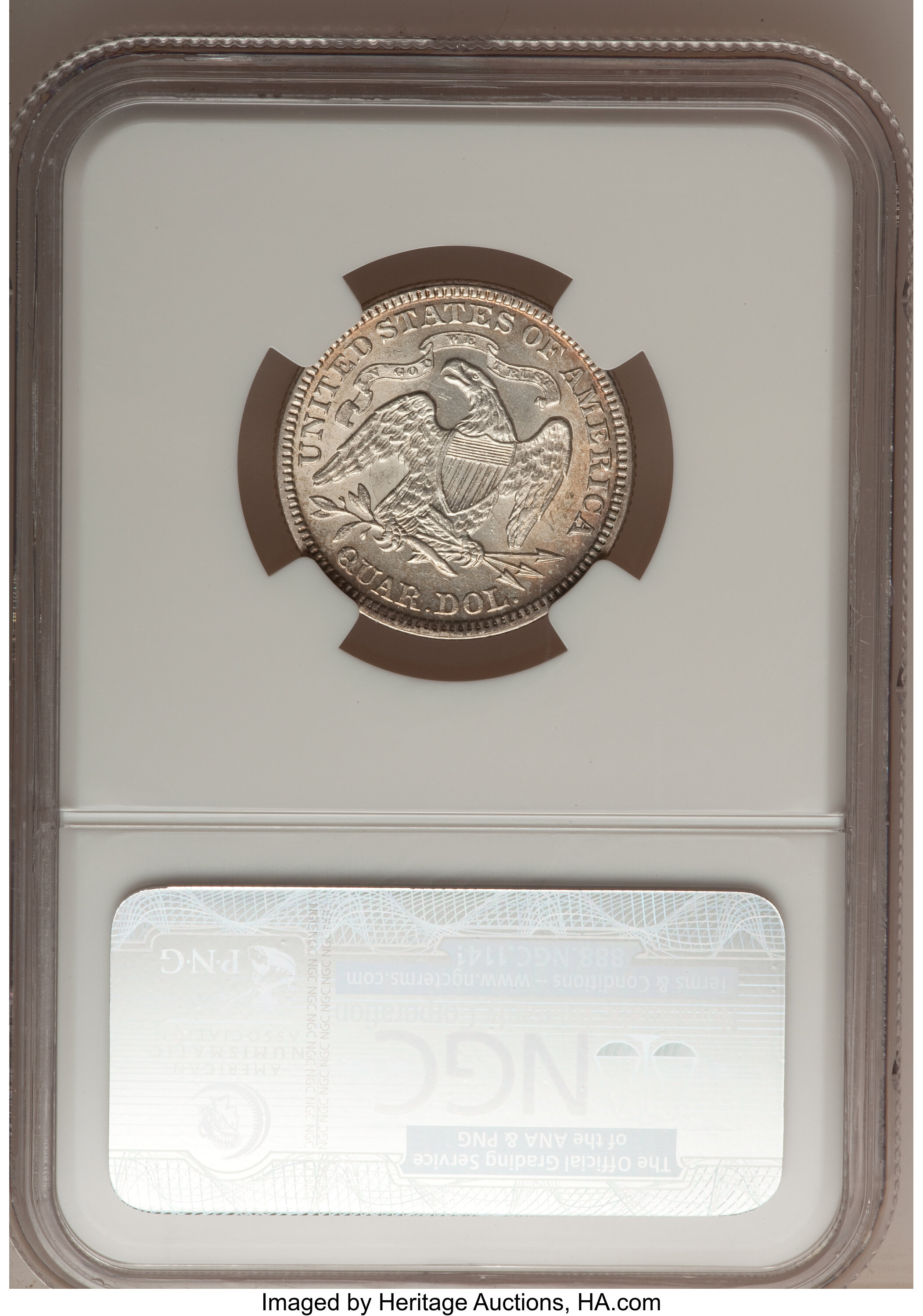 1891 25c MS61 thumbnail 2